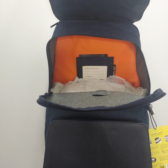 Moleskine Nomad Backpack in Prussian Blue Denim - Picture 7 of 8